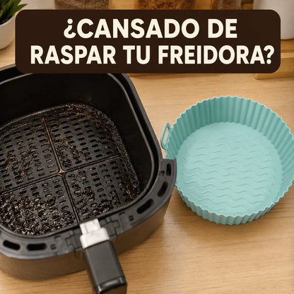 Moldes de Silicona Antiadherentes para Freidora de Aire — Pack x6