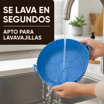 Moldes de Silicona Antiadherentes para Freidora de Aire — Pack x6